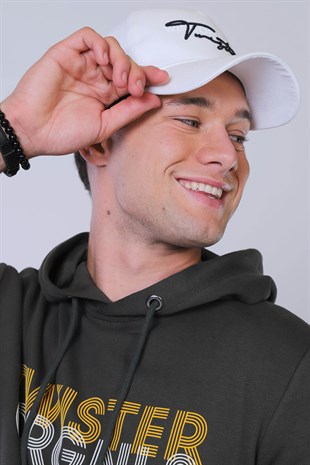 Erkek  Sapka Twister nakış logolu şapka 10006 BEYAZErkek  Sapka Twister nakış logolu şapka 10006 BEYAZ